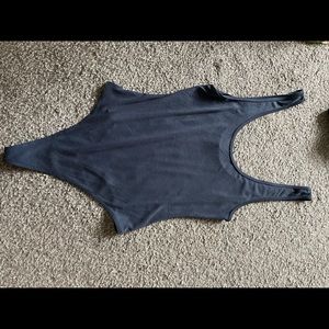 Navy Striped Bodysuit